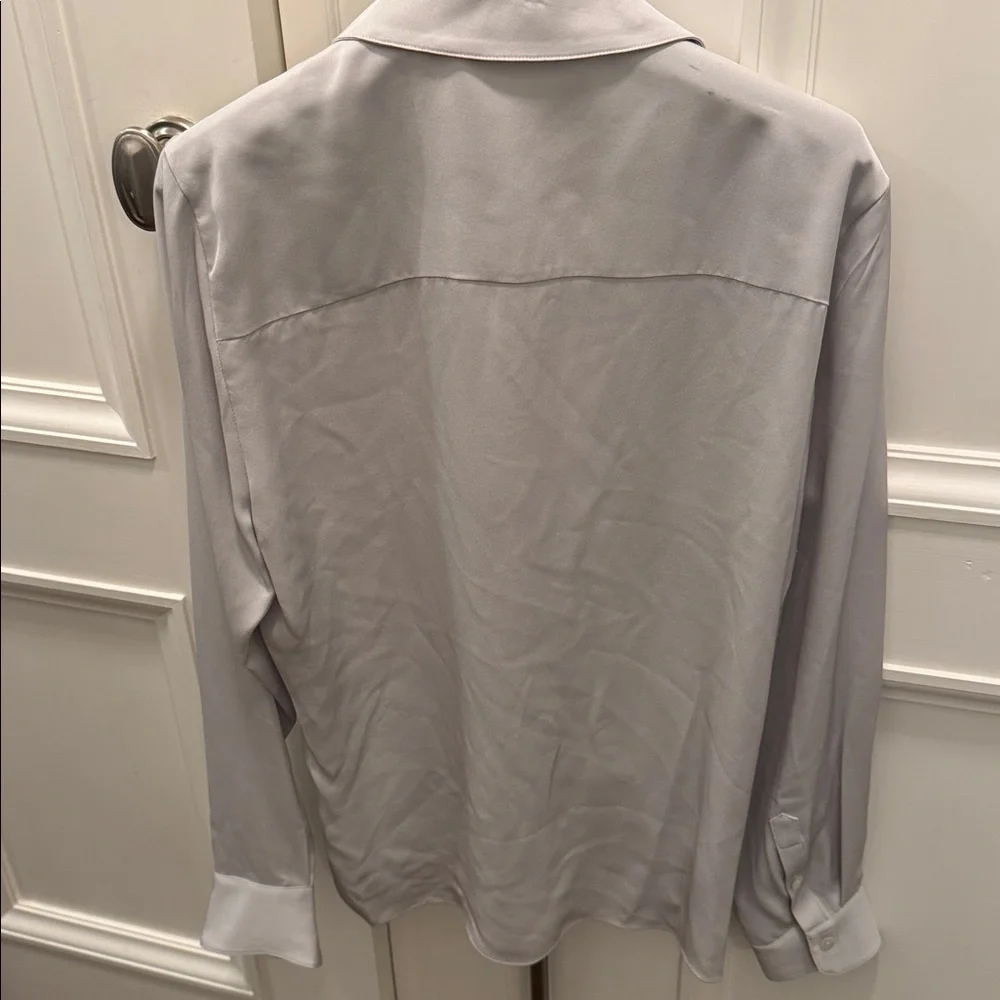 Theory wrap blouse 100%silk S
